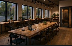 The open workspace
